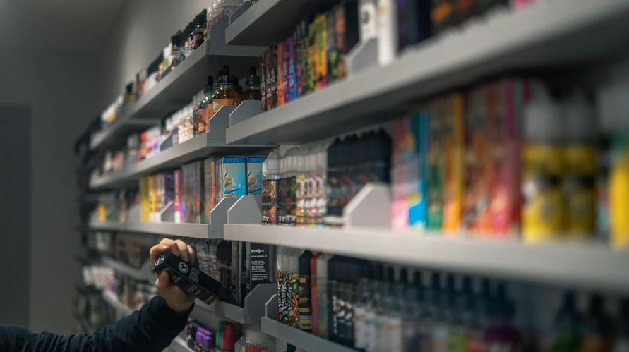 A vape shop in Russia, showcasing the evolving industry landscape